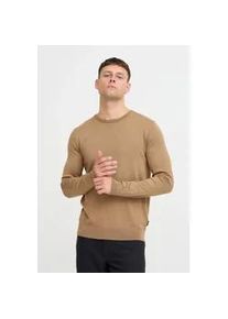 Strickpullover Blend "BHPullover", Herren, Gr. M, otter, 78% Viskose, 22% Polyester, unifarben, regular fit, Rundhals, eng, Pullover Strickpullover, Schlichter Strickpullover