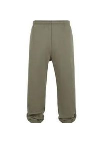 Jogginghose Urban Classics "Urban Classics Fluffy Sweatpants", Herren, Gr. 5XL, US-Gr&ouml;&szlig;en, paleolive, 70% Baumwolle, 30% Polyester, unifarben, loose fit, Hosen Jogginghose