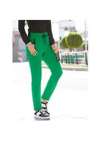 Schlupfhose Inspirationen, Damen, Gr. 46, Normalgr&ouml;&szlig;en, gr&uuml;n (grasgr&uuml;n), 75% Polyamid, 25% Elasthan, unifarben, Hosen Schlupfhose