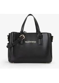 Shopper Valentino BAGS "CLIO RE", Damen, Gr. B/H/T: 26cm x 18cm x 7,5cm, nero, Lederimitat, Taschen Shopper, Tote Bag, Henkeltasche mit Rei&szlig;verschluss