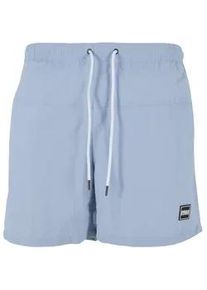 Badeshorts Urban Classics "Urban Classics Herren Block Swim Shorts", Herren, Gr. XL, US-Gr&ouml;&szlig;en, summerblau, 100% Polyamid, Badehosen Badeshorts