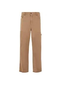 Stoffhose Karl Kani "Karl Kani Karl Kani OG Washed Carpenter Pants", Herren, Gr. XS, US-Gr&ouml;&szlig;en, schwarzsand, 100% Baumwolle, unifarben, normal, Hosen Stoffhose