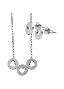 Adelia&acute;s Kette ohne Anh&auml;nger ADELIA ́S "Damen Halskette &ndash; Ankerkette aus Edelstahl 43 cm", silber, Halsketten, Damen, 43cm, Edelstahl, Zum Verschenken &ndash; ideal zum Weihnachten