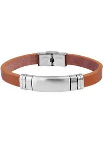 Adelia&acute;s Armband ADELIA ́S "Unisex Armband aus Leder 21 cm", braun, Armb&auml;nder, Damen, 21cm, Leder, Armband, Ideal als Geschenk &ndash; dezent und elegant