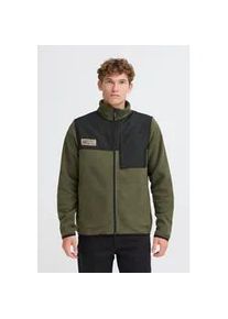 Cardigan Blend "BHMas", Herren, Gr. XL, forest night, Fleece, 100% Polyester, colorblocking, normal normal, ohne Ausschnitt, elastischer Bund, Strickjacken, Gem&uuml;tliche Fleecejacke mit praktischen Taschen