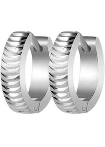 Adelia&acute;s Klappcreolen ADELIA ́S "Damen Ohrringe &ndash; Klappcreole aus Edelstahl", Damen, Gr. Damen, Edelstahl, silber, Ohrringe Klappcreolen, Zum Verschenken an Menschen, die Ihnen am Herzen liegen