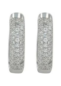 Adelia&acute;s Klappcreolen ADELIA ́S "Damen Ohrringe &ndash; Klappcreole aus 925 Silber", Damen, Gr. Damen, Silber 925 (Sterlingsilber), silber, Ohrringe Klappcreolen, Zum Verschenken an Menschen, die Ihnen am Herzen liegen