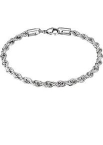 Armband True Rebels "TR341" Gr. 19, silber, Armb&auml;nder, Herren, 19, Edelstahl, Armband