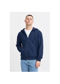 Troyer Blend "BHBrody", Herren, Gr. XXL, blau (marineblaus), Sweatware, 60% Baumwolle, 40% Polyester, unifarben, Basic, regular fit normal, ohne Ausschnitt, eingesetzt, Pullover Troyer, Gem&uuml;tliche Sweatjacke mit Kapuze