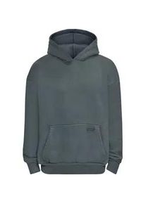 Kapuzensweatshirt DROPSIZE "Dropsize Herren Dropsize Bazix Republiq SUPER HEAVY BLANK HOODIE", Herren, Gr. M, washed grau, 100% Baumwolle, unifarben, Sweatshirts