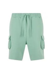 Cargoshorts 2Y STUDIOS "2Y Studios Herren 2Y Basic Cargo Shorts", Herren, Gr. M, US-Gr&ouml;&szlig;en, gr&uuml;n, 70% Baumwolle, 30% Polyester, unifarben, loose fit, Hosen