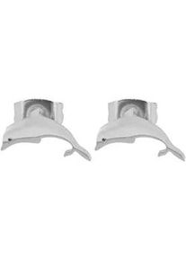 Adelia&acute;s Paar Ohrh&auml;nger ADELIA ́S "Damen Ohrringe &ndash; Ohrstecker aus Edelstahl", Damen, Gr. Damen, Edelstahl, silber, Ohrringe, Ideal als Geschenk &ndash; dezent und elegant