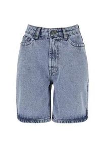 Shorts Urban Classics "Urban Classics Damen Ladies 90&lsquo;s Bermuda", Damen, Gr. 30, Normalgr&ouml;&szlig;en, tinted lightblau washed, 100% Baumwolle, unifarben, normal, Hosen Shorts