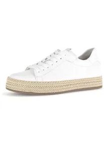 Sneaker Gabor "Sneaker low", Damen, Gr. 41, wei&szlig;, Schuhe Sneaker