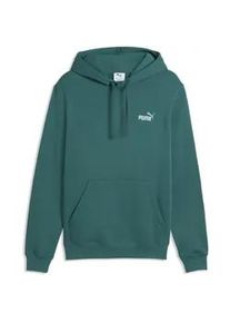 Kapuzensweatshirt Puma "ESS 2 COLOR SMALL NO. 1 LOGO HOODIE FL", Herren, Gr. XXL, emerald ice, Fleece, Obermaterial: 66% Baumwolle, 34% Polyester, unifarben, regular fit normal, angesetztes B&uuml;ndchen, Sweatshirts, mit verstellbarer Kapuze, mit K&auml;ngurutasche