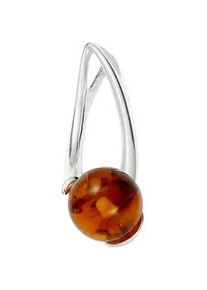 Kettenanh&auml;nger OSTSEE-SCHMUCK "OSTSEE-SCHMUCK Anh&auml;nger Melina Anh&auml;nger Melina", wei&szlig;, Schmuckanh&auml;nger, Damen, 25 x 8mm, Silber 925 (Sterlingsilber), 1,3 g, Kettenanh&auml;nger