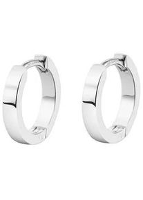 Adelia&acute;s Klappcreolen ADELIA ́S "Damen Ohrringe &ndash; Klappcreole aus 925 Silber", Damen, Gr. Damen, Silber 925 (Sterlingsilber), silber, Ohrringe Klappcreolen, Geschenkidee: zeitlos und vielseitig