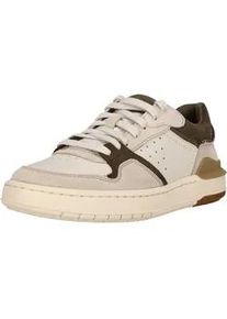 Sneaker Clarks "Courtlite2", Herren, Gr. 42, olivgr&uuml;n, Schuhe Sneaker, im retro-inspirierten Design mit modernem Touch