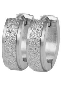 Adelia&acute;s Klappcreolen ADELIA ́S "Damen Ohrringe &ndash; Klappcreole aus Edelstahl", Damen, Gr. Damen, Edelstahl, silber, Ohrringe Klappcreolen, Sch&ouml;ne Geschenkidee zum Muttertag