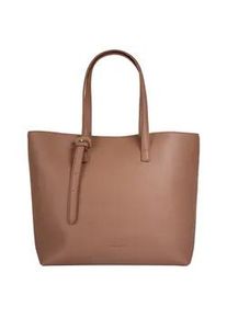 Shopper Bugatti "LUNA", Damen, Gr. B/H/T: 44cm x 33cm x 17cm onesize, powder, Kunstfaser, leicht gl&auml;nzend, unifarben, Taschen Shopper