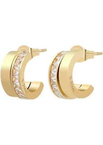 Adelia&acute;s Paar Ohrh&auml;nger ADELIA ́S "Damen Ohrringe &ndash; Ohrstecker aus Edelstahl", Damen, Gr. Damen, Edelstahl, gold, Ohrringe, Perfekt als Geschenk zum Muttertag