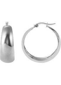 Adelia&acute;s Paar Creolen ADELIA ́S "Damen Ohrringe &ndash; Creole aus Edelstahl", Damen, Gr. Damen, Edelstahl, silber, Ohrringe, Ein kleines Geschenk mit gro&szlig;er Wirkung