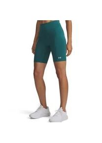 Trainingsshorts Under Armour "MOTION BIKE SHORT EMEA", Damen, Gr. XXL, N-Gr, rack gr&uuml;n,, wei&szlig;, Obermaterial: 80% Polyester, 20% Elasthan, Hosen, f&uuml;r vielseitige Aktivit&auml;ten, mit Elasthan-Anteil, leichtes Material