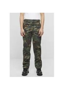 Cargohose BRANDIT "Brandit Herren US Ranger Cargo Pants", Damen, Gr. XXL, US-Gr&ouml;&szlig;en, olive camouflage, 65% Polyester, 35% Baumwolle, loose fit, Hosen Cargohose