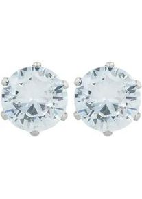 Adelia&acute;s Paar Ohrh&auml;nger ADELIA ́S "Damen Ohrringe &ndash; Ohrstecker aus Edelstahl mit Zirkonia", Damen, Gr. Damen, Edelstahl, silber, Ohrringe, Ein kleines Geschenk mit gro&szlig;er Wirkung