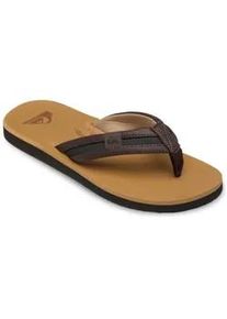 Sandale Quiksilver "Carver Squish", Herren, Gr. 11 (44), sand, dk chocolate, Obermaterial:Obermaterial: 95% Synthetik + 5% Textil, Futter: 100% Textil, Laufsohle: 100% Schwammgummi;, Schuhe Sandale