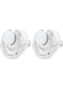 Adelia&acute;s Paar Ohrh&auml;nger ADELIA ́S "Damen Ohrringe &ndash; Ohrstecker aus 925 Silber mit S&uuml;&szlig;wasserperle", Damen, Gr. Damen, Silber 925 (Sterlingsilber), wei&szlig;, Ohrringe, Perfekt als Geschenk zum Weihnachten