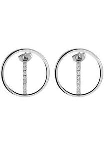 Adelia&acute;s Paar Ohrh&auml;nger ADELIA ́S "Damen Ohrringe &ndash; Ohrstecker aus Edelstahl mit Strass Steinchen", Damen, Gr. Damen, Edelstahl, silber, Ohrringe, Zum Verschenken &ndash; ideal zum einen besonderen Tag