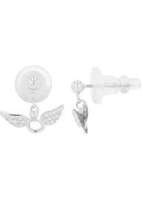 Adelia&acute;s Paar Ohrh&auml;nger ADELIA ́S "Damen Ohrringe &ndash; Ohrstecker aus 925 Silber mit Zirkonia", Damen, Gr. Damen, Silber 925 (Sterlingsilber), silber, Ohrringe, Sch&ouml;ne Geschenkidee zum Valentinstag