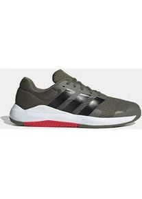 Trainingsschuh Adidas PERFORMANCE "DROPSET BASE", Herren, Gr. 48, olive strata, core schwarz, pure ruby, Textil, Schuhe