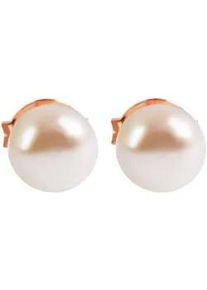 Adelia&acute;s Paar Ohrh&auml;nger ADELIA ́S "Damen Ohrringe &ndash; Ohrstecker aus 925 Silber mit S&uuml;&szlig;wasserperle", Damen, Gr. Damen, Silber 925 (Sterlingsilber), wei&szlig;, Ohrringe, Ideal zum Verschenken &ndash; schlicht und stilvoll