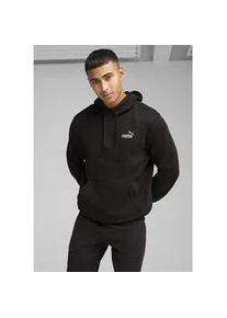Kapuzensweatshirt Puma "ESS 2 COLOR SMALL NO. 1 LOGO HOODIE FL", Herren, Gr. XL, Puma schwarz, Fleece, Obermaterial: 66% Baumwolle, 34% Polyester, unifarben, regular fit normal, angesetztes B&uuml;ndchen, Sweatshirts, mit verstellbarer Kapuze, mit K&auml;ngurutasche