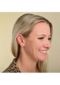 Adelia&acute;s Paar Ohrh&auml;nger ADELIA ́S "Damen Ohrringe &ndash; Ohrstecker aus 925 Silber mit Zirkonia", Damen, Gr. Damen, Silber 925 (Sterlingsilber), gold, Ohrringe, Ideal zum Verschenken &ndash; schlicht und stilvoll