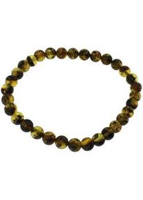 Armband OSTSEE-SCHMUCK "OSTSEE-SCHMUCK Armband Kugel 6 mm Armband Kugel 6 mm", gr&uuml;n, Armb&auml;nder, Damen, 19cm, Bernstein, Armband