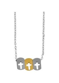 Adelia&acute;s Kette ohne Anh&auml;nger ADELIA ́S "Damen Halskette &ndash; Ankerkette aus Edelstahl 43 cm", silber, Halsketten, Damen, 43cm, Edelstahl, Ein kleines Geschenk mit gro&szlig;er Wirkung