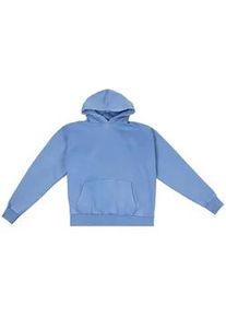 Kapuzenpullover DROPSIZE "Dropsize HEAVY OVERSIZE EMBO HOODIE", Herren, Gr. S, blau, 70% Baumwolle, 30% Polyester, mehrfarbig, oversize, ohne Ausschnitt, Pullover Kapuzenpullover