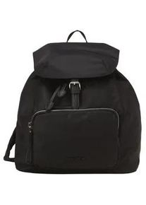 Marc O'Polo Rucksack MARC O'POLO "aus recyceltem Material", Damen, Gr. B/H/T: 38cm x 53cm x 10cm, schwarz, Polyamid, Rucks&auml;cke Rucksack