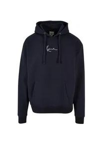 Sweatshirt Karl Kani "Karl Kani Herren Small Signature Hoodie navy", Herren, Gr. S, navy, 80% Baumwolle, 20% Polyester, unifarben, Sweatshirts Sweatshirt