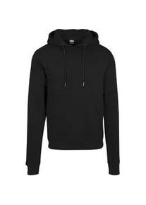 Kapuzenpullover Urban Classics "Urban Classics Herren Basic Terry Hoody", Herren, Gr. M, schwarz, 65% Baumwolle, 35% Polyester, unifarben, normal, ohne Ausschnitt, Pullover Kapuzenpullover