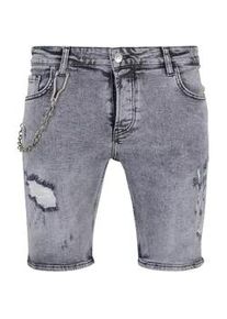 Shorts 2Y STUDIOS "2Y Studios Herren 2Y Jeans Shorts", Herren, Gr. 32, Normalgr&ouml;&szlig;en, grau, 97% Baumwolle, 3% Elasthan, unifarben, slim fit, Hosen Shorts