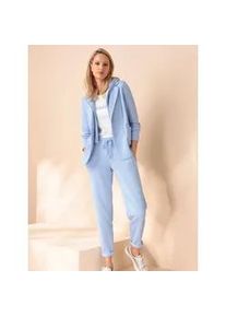 Hosenanzug Heine, Damen, Gr. 50, Normalgr&ouml;&szlig;en, eisblau, 82% Baumwolle, 18% Polyester, Anz&uuml;ge Hosenanzug