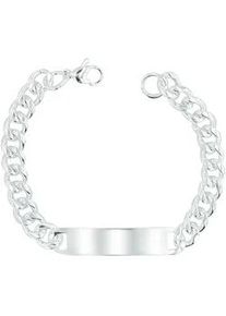 Adelia&acute;s Armband ADELIA ́S "Unisex Armband &ndash; Panzerarmband aus Edelstahl 21 cm", silber, Armb&auml;nder, Damen, 21cm, Edelstahl, Armband, Ein Geschenk, das Freude macht
