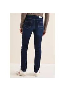 Skinny-fit-Jeans Cecil, Damen, Gr. 34, L&auml;nge 32, dunkelblau wash, Jeans, 76% Baumwolle, 22% Polyester, 2% Elasthan, unifarben, normal, Jeans, 5-Pocket-Style