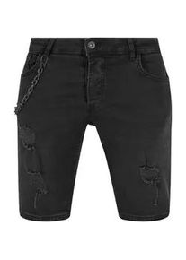 Shorts 2Y STUDIOS "2Y Studios Herren 2Y Jeans Shorts", Herren, Gr. 30, Normalgr&ouml;&szlig;en, schwarz, 97% Baumwolle, 3% Elasthan, unifarben, slim fit, Hosen Shorts