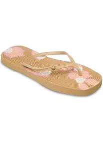 Sandale Roxy "Arizona Dreams", Damen, Gr. 8(38), wei&szlig;, soft lime, pink, Obermaterial:Obermaterial: 98% Tr/ 2% Metallnieten, Futter: 100% Synthetik, Laufsohle: 100% Eva;, Schuhe Sandale