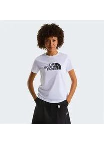 T-Shirt The North Face "W EVOLUTION HALF DOME SLIM SHORT SLEEVE TEE", Damen, Gr. M, tnf wei&szlig;, Obermaterial: 100% Baumwolle, Shirts T-Shirt, schmaler Schnitt, kurze &Auml;rmel, atmungsaktives Material